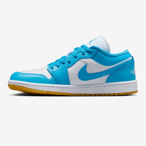 Jordan Retro 1 White/Dark Powder Blue/Brown Women’s size 9 NEW!!! - Picture 2 of 8